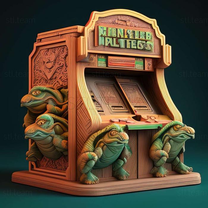 3D model Teenage Mutant Ninja Turtles Arcade Attack game (STL)